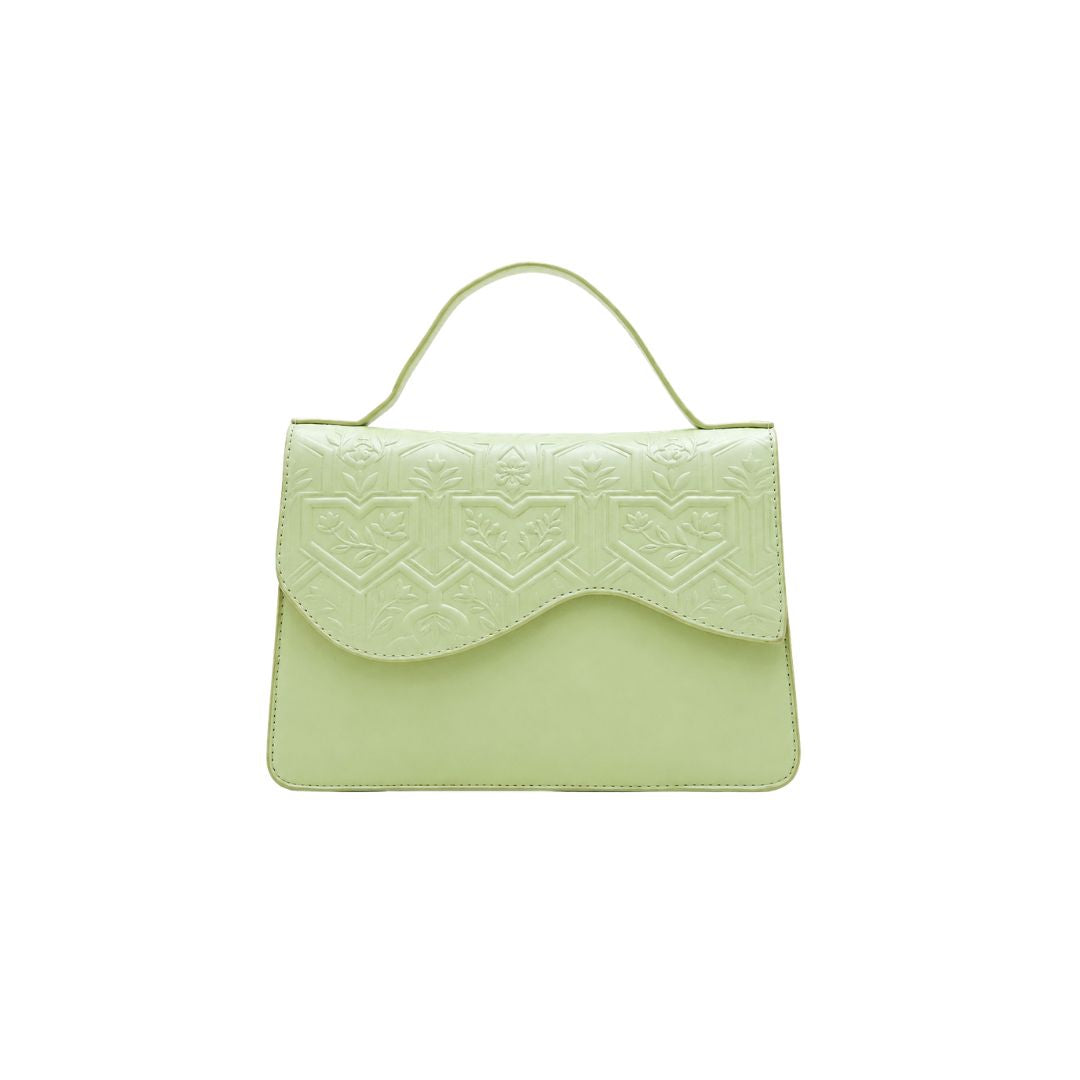 Cerano Embossed Leather Shoulder Bag